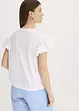 Shirt met volants op de mouwen, bonprix