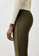 Leggings van lamsnappa met een elastisch inzetstuk, bonprix