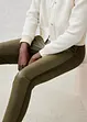 Leggings van lamsnappa met een elastisch inzetstuk, bonprix