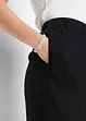 Bermuda met linnen en high waist comfortband, bonprix