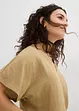 Oversized blouse met elastische zoom, bonprix