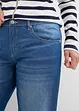 Straight jeans mid waist, low stretch cropped, bonprix