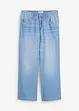 Straight jeans mid waist, low stretch cropped, bonprix
