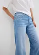Straight jeans mid waist, low stretch cropped, bonprix