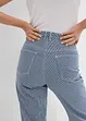 Straight jeans, high waist, gestreept, bonprix