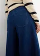 Wide leg jeans, mid waist, comfortabele taillenband, bonprix