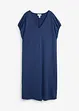 Jersey jurk met V-hals in een viscosemix, bonprix