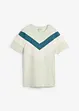 T-shirt met biologisch katoen, slim fit, bonprix