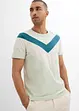 T-shirt met biologisch katoen, slim fit, bonprix
