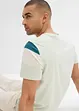 T-shirt met biologisch katoen, slim fit, bonprix
