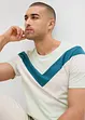T-shirt met biologisch katoen, slim fit, bonprix