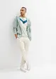 T-shirt met biologisch katoen, slim fit, bonprix