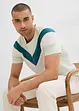 T-shirt met biologisch katoen, slim fit, bonprix