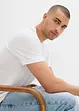 T-shirt ( set van 2) van puur biologisch katoen, slim fit, bonprix