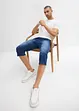 3/4 instap stretch jeans, straight,regular fit ( set van 2), bonprix