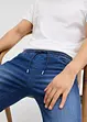 3/4 instap stretch jeans, straight,regular fit ( set van 2), bonprix