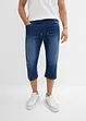3/4 instap stretch jeans, straight,regular fit ( set van 2), bonprix