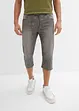 3/4 slip-on jeans, straight, licht denim ( set van 2), bonprix
