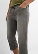 3/4 slip-on jeans, straight, licht denim ( set van 2), bonprix