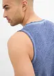 Muscle shirt in washed out look, bonprix