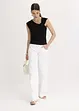 Shirt van een elastische katoenmix met een twist, bonprix