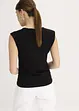 Shirt van een elastische katoenmix met een twist, bonprix