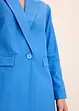 Casual linnen blazer met brede revers, bonprix