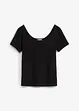 T-shirt met diepe halslijn achter, bonprix