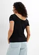 T-shirt met diepe halslijn achter, bonprix