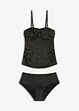 Tankini met gouddraad (2-dlg. set), bonprix