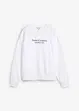 Oversized sweater met borduurwerk, bonprix