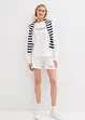 Oversized sweater met borduurwerk, bonprix