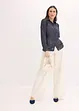 Blouse van jaquard chiffon, bonprix