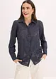 Blouse van jaquard chiffon, bonprix