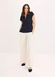 Poloshirt met kant, bonprix