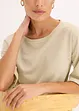 Shirt met viscose en glanzende print, bonprix
