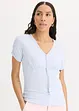 Shirt met plooitjes, bonprix