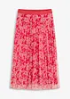 Plissé rok van jersey mesh, bonprix