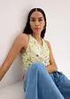 Blousetop in satijnlook, bonprix