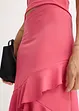 Jersey rok met volants, bonprix