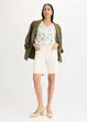 Gedessineerde blouse met volants, bonprix