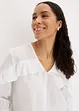 Lichte blouse met volants, bonprix