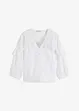 Lichte blouse met volants, bonprix