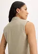 Linnen blazer zonder mouwen, bonprix
