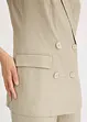 Linnen blazer zonder mouwen, bonprix