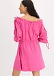 Jersey jurk met Carmen halslijn, bonprix