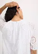 Jurk met broderie anglaise, bonprix