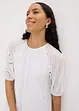 Jurk met broderie anglaise, bonprix