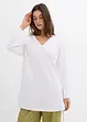 Oversized shirt van een elastische katoenmix, bonprix