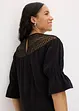 Jersey jurk met crochet-kant, bonprix